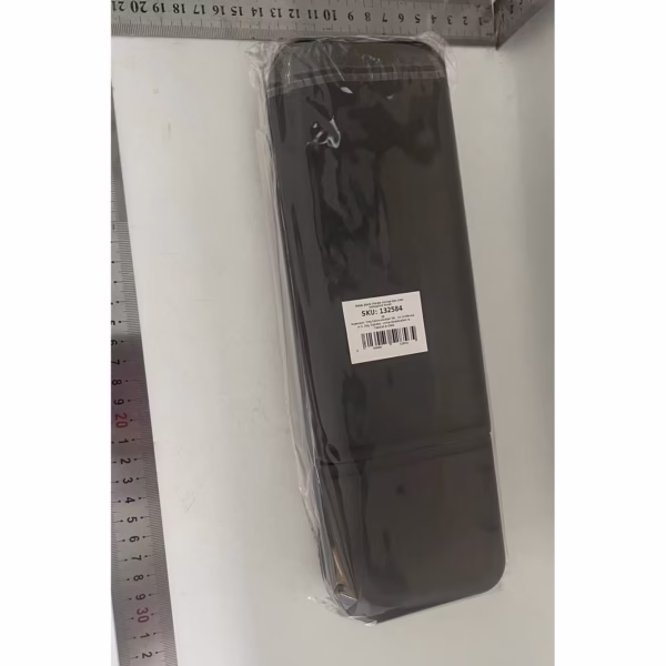 Cutie Organizatoare pentru Cabluri, Flippy, din Plastic, 28 x 9 x 6 cm, Gri - imagine 2