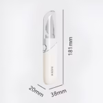 Cutit de Fructe Multifunctional, Flippy, Razatoare, Curatator Fructe-Legume, Deschizator de Sticle, 18.1x3.8x2cm, Alb - imagine 3
