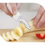Cutit de Fructe Multifunctional, Flippy, Razatoare, Curatator Fructe-Legume, Deschizator de Sticle, 18.1x3.8x2cm, Alb - imagine 5