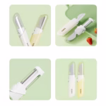 Cutit de Fructe Multifunctional, Flippy, Razatoare, Curatator Fructe-Legume, Deschizator de Sticle, 18.1x3.8x2cm, Alb - imagine 7