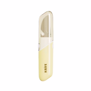 Cutit de Fructe Multifunctional, Flippy, Razatoare, Curatator Fructe-Legume, Deschizator de Sticle, 18.1x3.8x2cm, Galben