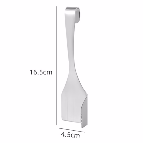 Cutit Dozator pentru Unt, Flippy, din Otel Inoxidabil, Taietor pentru Unt, 16.5 x 4.5 cm, Argintiu - imagine 2