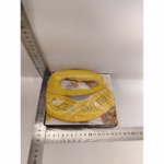 Cutit pentru taiat pizza Flippy, cu protectie din silicon pentru lama, inox, 15.5 cm, galben - imagine 7