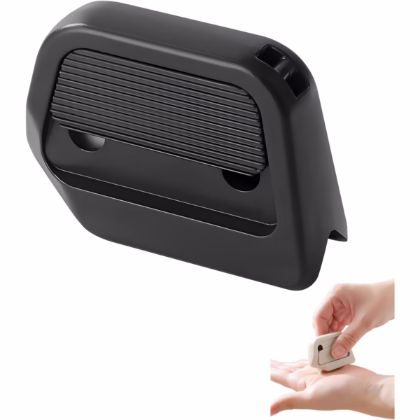 Cutter Portabil, Flippy, din ABS, Magnetic, Lama Ceramica, Autoretractabila, Universal, Negru - imagine 2