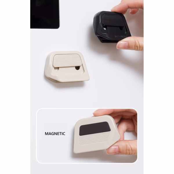 Cutter Portabil, Flippy, din ABS, Magnetic, Lama Ceramica, Autoretractabila, Universal, Negru - imagine 4