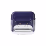 Decojitor/Curatator manual de legume si fructe, Flippy, portabil, cu magnet, doua lame, Inox, Mov, 6.7x6x1.6 cm