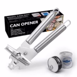 Deschizator conserve Flippy, material inox, ergonomic, gri - imagine 2