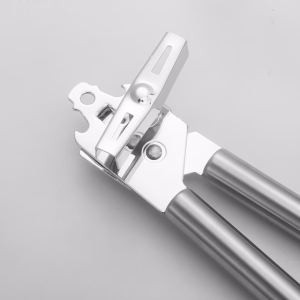 Deschizator conserve Flippy, material inox, ergonomic, gri - imagine 3