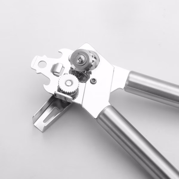 Deschizator conserve Flippy, material inox, ergonomic, gri - imagine 4