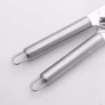 Deschizator conserve Flippy, material inox, ergonomic, gri - imagine 5