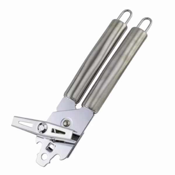 Deschizator conserve Flippy, material inox, ergonomic, gri - imagine 1