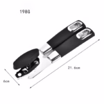 Desfacator de conserve multifunctional Flippy, Otel inoxidabil, Maner antialunecare, ergonomic, rezistent la rugina, usor de utilizat, 21.6 x 6 cm, argintiu - imagine 9