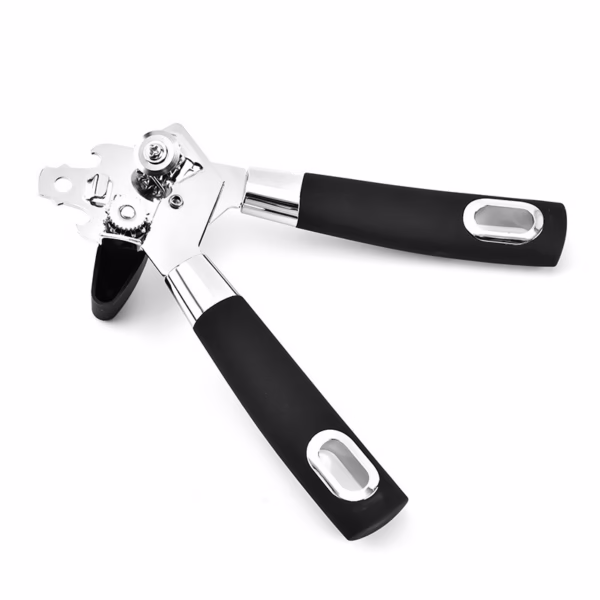 Desfacator de conserve multifunctional Flippy, Otel inoxidabil, Maner antialunecare, ergonomic, rezistent la rugina, usor de utilizat, 21.6 x 6 cm, argintiu - imagine 1