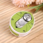 Desfacator Manual de Conserve si Sticle, Flippy, 6.8 x 4.8 cm, din ABS + Otel, Verde/Alb - imagine 2