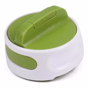 Desfacator Manual de Conserve si Sticle, Flippy, 6.8 x 4.8 cm, din ABS + Otel, Verde/Alb
