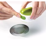 Desfacator Manual de Conserve si Sticle, Flippy, 6.8 x 4.8 cm, din ABS + Otel, Verde/Alb - imagine 6