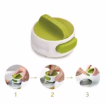 Desfacator Manual de Conserve si Sticle, Flippy, 6.8 x 4.8 cm, din ABS + Otel, Verde/Alb - imagine 9