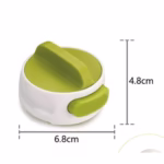 Desfacator Manual de Conserve si Sticle, Flippy, 6.8 x 4.8 cm, din ABS + Otel, Verde/Alb - imagine 11