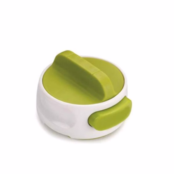 Desfacator Manual de Conserve si Sticle, Flippy, 6.8 x 4.8 cm, din ABS + Otel, Verde/Alb - imagine 12