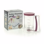 Dispenser de aluat pentru prajituri Flippy, Batter Dispenser, din plastic, maner cu arc, 900 ml, usor de manipulat si utilizat, Mov - imagine 4