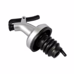 Picurator cu Dop pentru Sticla, Flippy, Dop Dispenser pentru Ulei Sosuri, 8.5 x 3 cm, Argintiu