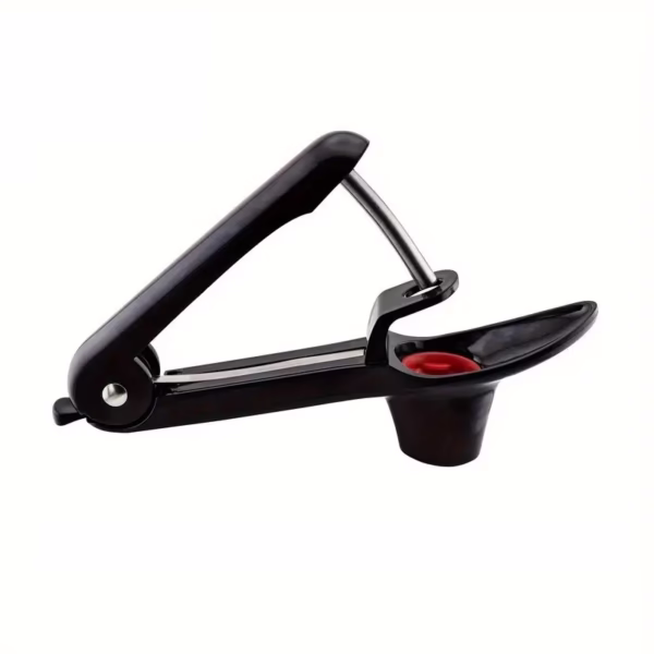 Dispozitiv de Scos Samburi, Flippy, Manual, cu 1 Gaura, pentru Cirese/Masline, 20.5 x 3.8 x 13 cm, din ABS+Otel Inoxidabil, cu Maner, Negru - imagine 1