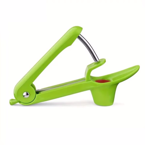 Dispozitiv de Scos Samburi, Flippy, Manual, cu 1 Gaura, pentru Cirese/Masline, 20.5 x 3.8 x 13 cm, din ABS+Otel Inoxidabil, cu Maner, Verde - imagine 8