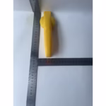 Dispozitiv de spart nuci si castane Flippy, ABS si otel, 17.5 x 5.5 x 5 cm, usor de utilizat, galben - imagine 5