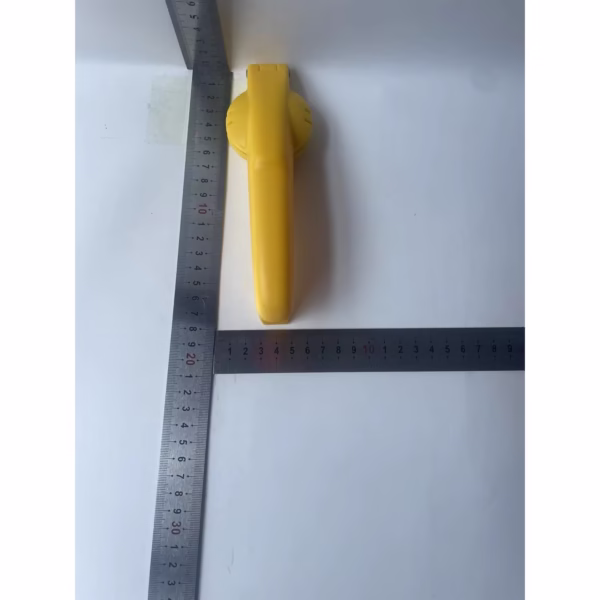 Dispozitiv de spart nuci si castane Flippy, ABS si otel, 17.5 x 5.5 x 5 cm, usor de utilizat, galben - imagine 5