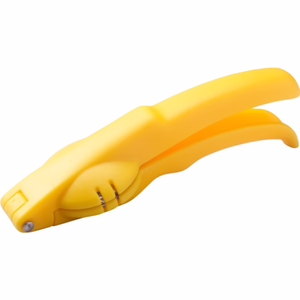 Dispozitiv de spart nuci si castane Flippy, ABS si otel, 17.5 x 5.5 x 5 cm, usor de utilizat, galben - imagine 1