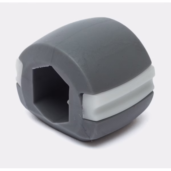 Dispozitiv de Tonifiere Faciala, Flippy, din Silicon, Corectare Mandibula/Maxilar, Gri - imagine 2