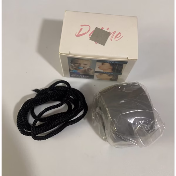 Dispozitiv de Tonifiere Faciala, Flippy, din Silicon, Corectare Mandibula/Maxilar, Gri - imagine 6