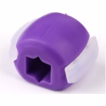 Dispozitiv de Tonifiere Faciala, Flippy, din Silicon, Corectare Mandibula/Maxilar, Mov - imagine 2