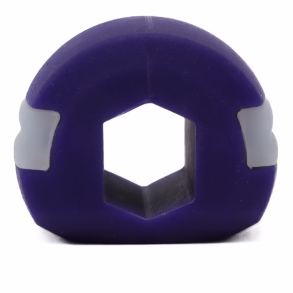 Dispozitiv de Tonifiere Faciala, Flippy, din Silicon, Corectare Mandibula/Maxilar, Mov - imagine 1