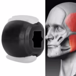Dispozitiv de Tonifiere Faciala, Flippy, din Silicon, Corectare Mandibula/Maxilar, Negru - imagine 2