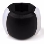 Dispozitiv de Tonifiere Faciala, Flippy, din Silicon, Corectare Mandibula/Maxilar, Negru - imagine 4