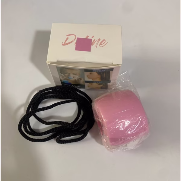 Dispozitiv de Tonifiere Faciala, Flippy, din Silicon, Corectare Mandibula/Maxilar, Roz - imagine 6