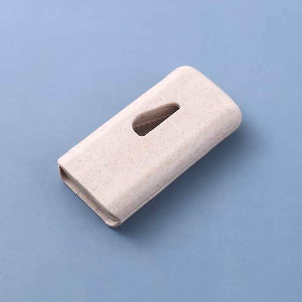 Dispozitiv taiere si depozitare medicamente, Flippy, Bej, Plastic, 8 x 4 x 1.8 cm - imagine 2