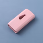 Dispozitiv taiere si depozitare medicamente, Flippy, Roz, Plastic, 8 x 4 x 1.8 cm - imagine 2