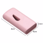 Dispozitiv taiere si depozitare medicamente, Flippy, Roz, Plastic, 8 x 4 x 1.8 cm - imagine 3
