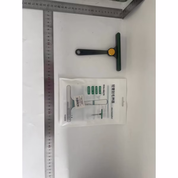 Perie de Indepartare a Scamelor, Flippy, pentru Haine si Par de Animale, cu Doua Fete, Manual, Multifunctional, 12x14.5 cm, Accesoriu pentru Casa, Verde - imagine 2