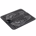 Covoras de Masaj pentru Picioare, EMS, 4 Niveluri de Intensitate, Incarcare USB, Ecran LED, Telecomanda Inclusa, Negru - imagine 4