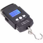Cantar Digital de Mana cu Carlig, Flippy, Cantar Portabil, Pescuit, cu Maner, Capacitate 50 kg, cu Metru Incorporat, 20.5 x 6 x 2.5 cm, Negru - imagine 8