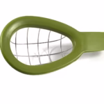 Feliator de Avocado, Flippy, pentru Taierea in Cubulete, Multifunctional, pentru Bucatarie, Otel Inoxidabil, ABS, 16x8x5 cm, Verde - imagine 2