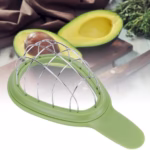 Feliator de Avocado, Flippy, pentru Taierea in Cubulete, Multifunctional, pentru Bucatarie, Otel Inoxidabil, ABS, 16x8x5 cm, Verde - imagine 3