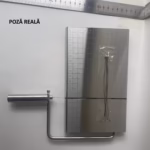 Feliator de Branza, Flippy, din Otel Inoxidabil, 5 Fire de Rezerva, Maner Ergonomic, Scara de Masurare, 24x21cm, Argintiu - imagine 2