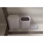 Feliator de Fructe si Legume, Flippy, din Plastic si Otel, Mecanic, Taiere 1.2 cm Grosime, 14 x 9.5 x 8 cm, Alb - imagine 9