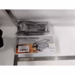Feliator manual Flippy, pentru cartofi pai si legume, din inox, cu 2 dimensiuni de feliere, 25.5 x 11.7 cm, argintiu - imagine 12