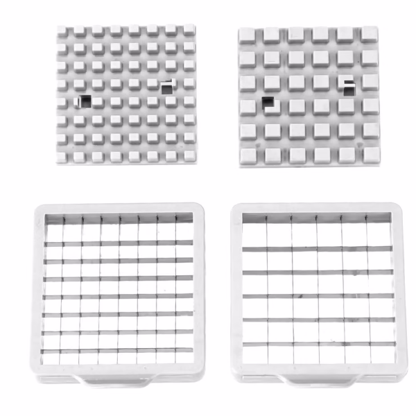 Feliator manual Flippy, pentru cartofi pai si legume, din inox, cu 2 dimensiuni de feliere, 25.5 x 11.7 cm, argintiu - imagine 2