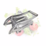 Feliator manual Flippy, pentru cartofi pai si legume, din inox, cu 2 dimensiuni de feliere, 25.5 x 11.7 cm, argintiu - imagine 10